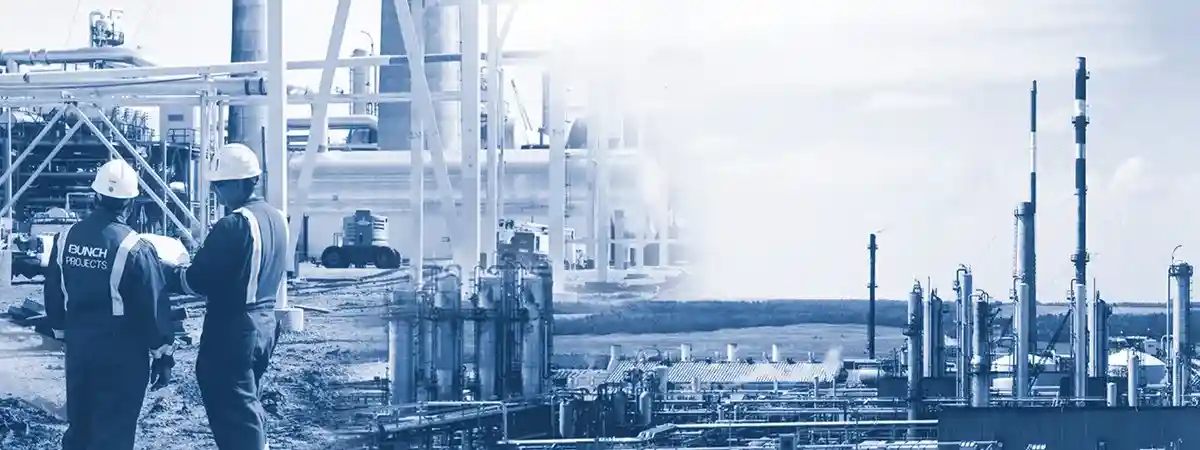 Bunch Projects oilfield construction site