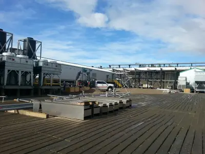 Deep cut gas plant construction Alberta