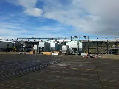 Deep cut gas plant construction Alberta