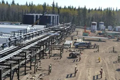 Oilfield construction Peace River Alberta