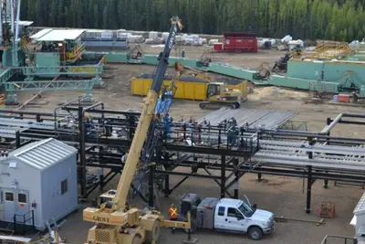 Oilfield facility construction