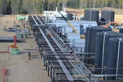Oilfield facility construction
