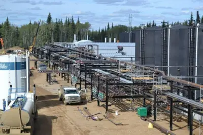 Oilfield facility construction