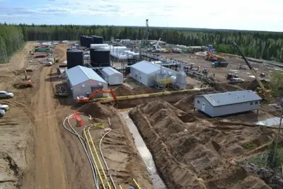 Oilfield facility construction
