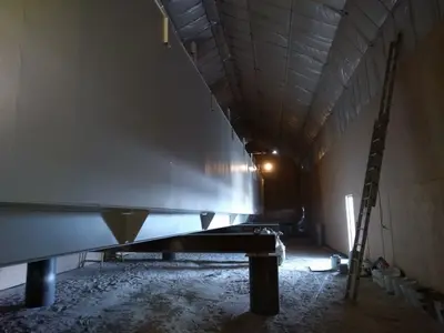 Oilsands barge coating work