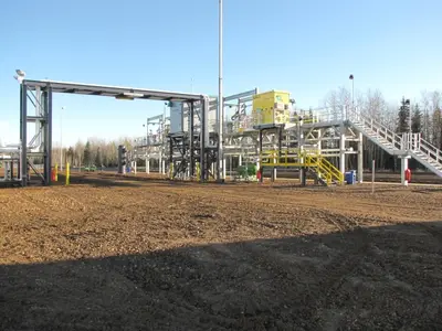 TFT barge construction Fort McMurray