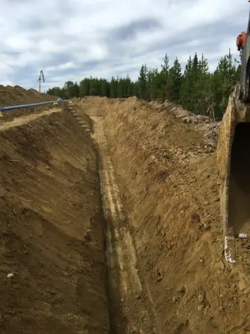 Pipeline ditching in Alberta
