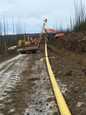 Pipeline installation Alberta