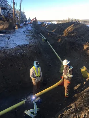 Pipeline installation Alberta