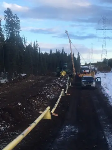 Pipeline installation Alberta