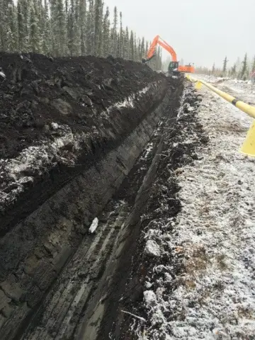 Pipeline installation Alberta