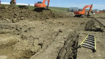 Pipeline installation Fort Saskatchewan Alberta